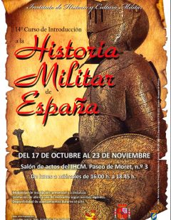 14º Curso de introducción a la Historia Militar de España. Octubre – Noviembre 2022.